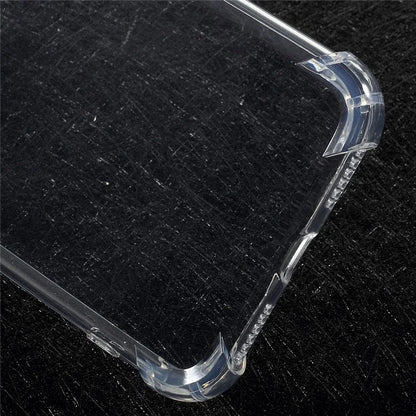For iPhone XS / X 5.8 inch Drop-Proof See-through TPU Case Cover