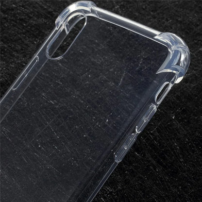 For iPhone XS / X 5.8 inch Drop-Proof See-through TPU Case Cover