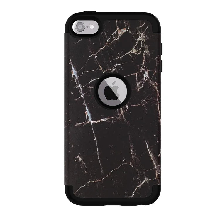 Anti-dust Detachable Shockproof Silicone + PC Combo Back Phone Cover Shell for iPod Touch (2019) / Touch 6 Marble Pattern