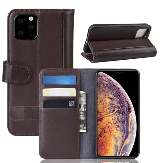 Genuine Split Leather Phone Cover for iPhone 11 Pro Max 6.5 inch (2019)