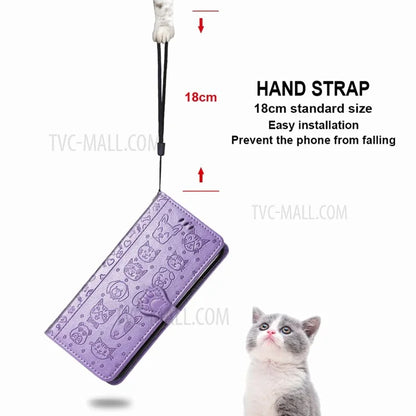 Imprinting Cat Dog Pattern Design Magnetic Leather Stand Case for iPhone 11 6.1-inch