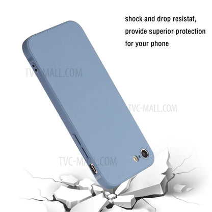 Anti-Drop Precise Cut-Out Soft TPU Straight Edge Phone Case for iPhone 7 4.7 inch/8 4.7 inch/SE (2020)/SE (2022)