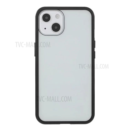 Anti-Drop Clear Light Full Coverage Metal Frame + Double-Sided Tempered Glass Magnetic Absorption Phone Case for iPhone 13 mini 5.4 inch