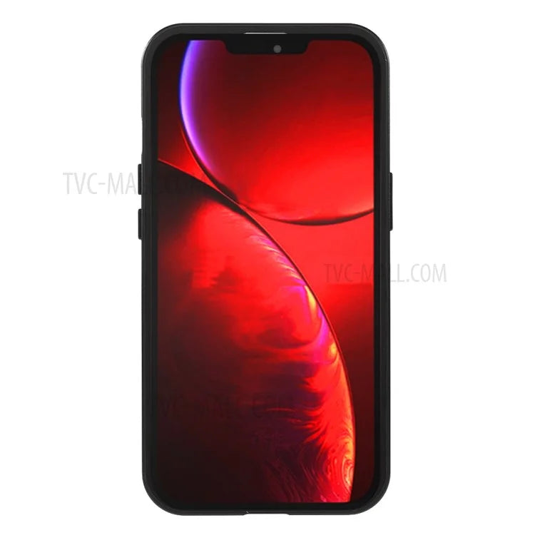 Anti-Drop Clear Light Full Coverage Metal Frame + Double-Sided Tempered Glass Magnetic Absorption Phone Case for iPhone 13 mini 5.4 inch