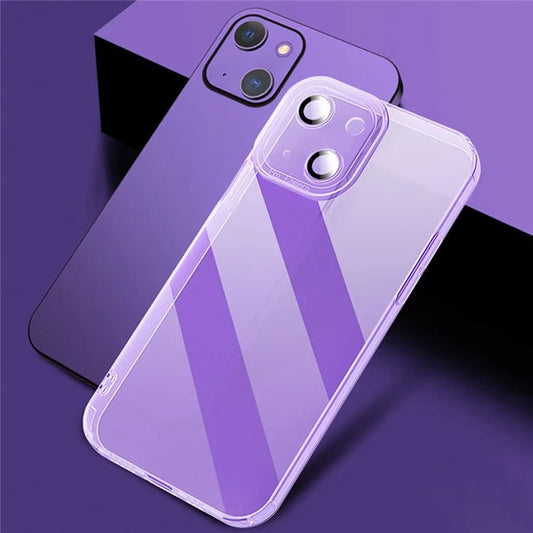X-LEVEL Clear Matte Reinforced Corners Shockproof Soft TPU Airbag Cover for iPhone 13 6.1 inch