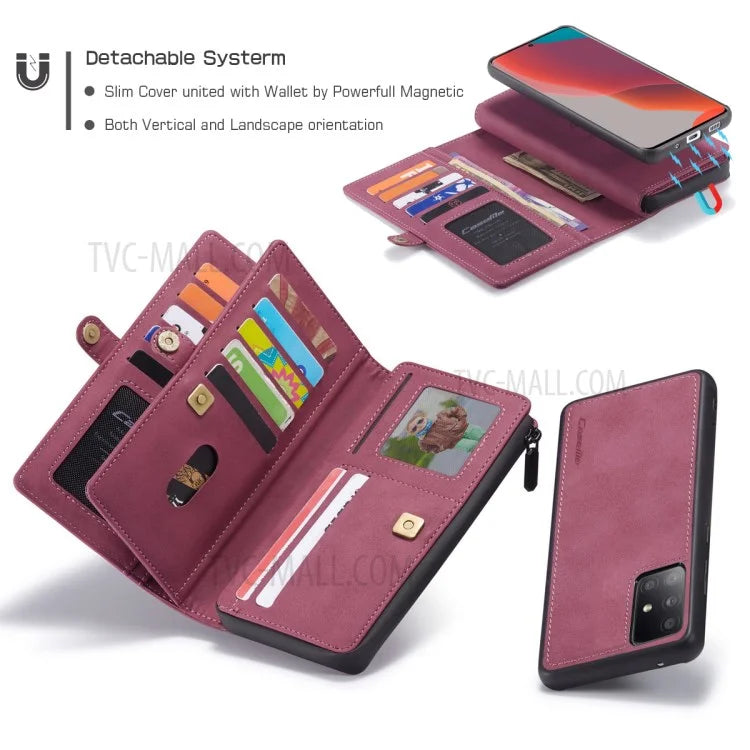 CASEME 018 Series Leather Shell for Samsung Galaxy A51 SM-A515