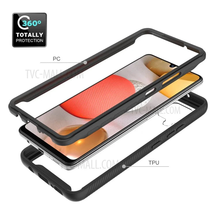 360-Degree Full Coverage TPU + PC Hybrid Case for Samsung Galaxy A42 5G