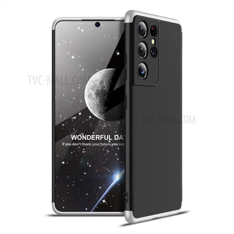 GKK Detachable 3-Piece Matte PC Protector Shell for Samsung Galaxy S21 Ultra 5G Case
