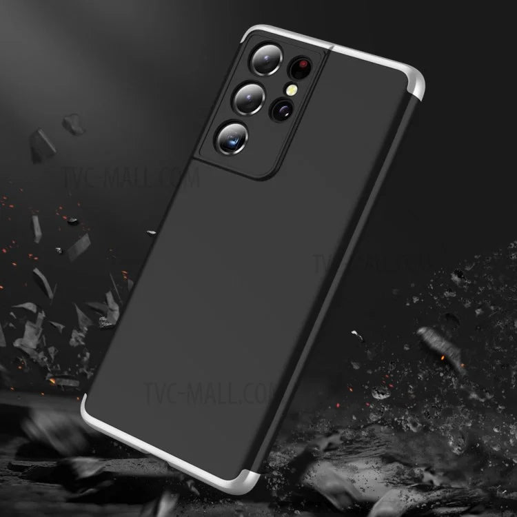 GKK Detachable 3-Piece Matte PC Protector Shell for Samsung Galaxy S21 Ultra 5G Case