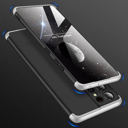 GKK Detachable 3-Piece Matte PC Protector Shell for Samsung Galaxy S21 Ultra 5G Case