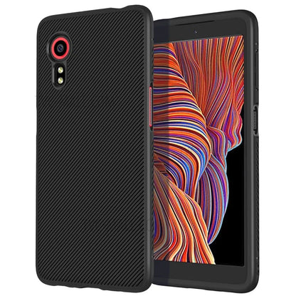 Jazz Series Twill Texture Flexible Super Slim Thicken TPU Case for Samsung Galaxy Xcover 5