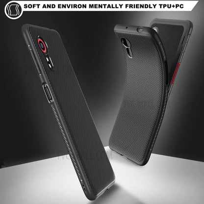 Jazz Series Twill Texture Flexible Super Slim Thicken TPU Case for Samsung Galaxy Xcover 5