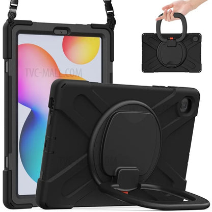 For Samsung Galaxy Tab S6 Lite (2020) P610, P615 / S6 Lite (2022) / (2024) P620 Case Kickstand Tablet Cover with Shoulder Strap