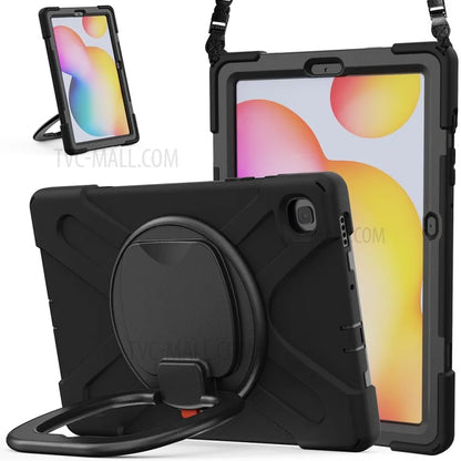 For Samsung Galaxy Tab S6 Lite (2020) P610, P615 / S6 Lite (2022) / (2024) P620 Case Kickstand Tablet Cover with Shoulder Strap