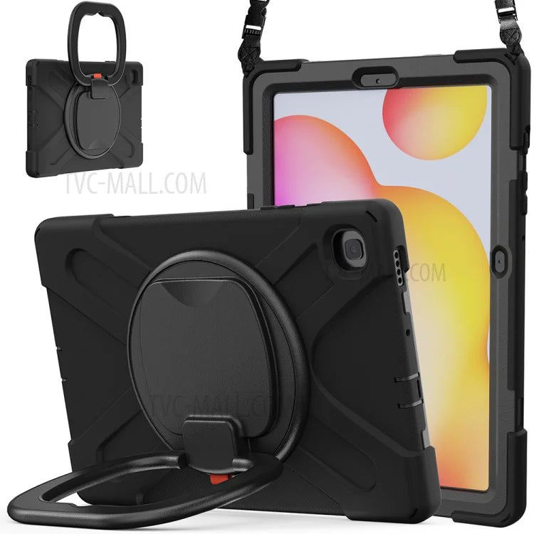 For Samsung Galaxy Tab S6 Lite (2020) P610, P615 / S6 Lite (2022) / (2024) P620 Case Kickstand Tablet Cover with Shoulder Strap