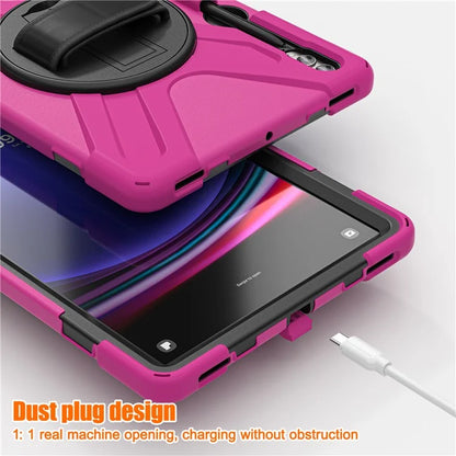 Case for Samsung Galaxy Tab S9 FE+ / S9+ / S8+ / S7+ / S7 FE T730 T735 T736B T736N Tablet Cover with Shoulder Strap