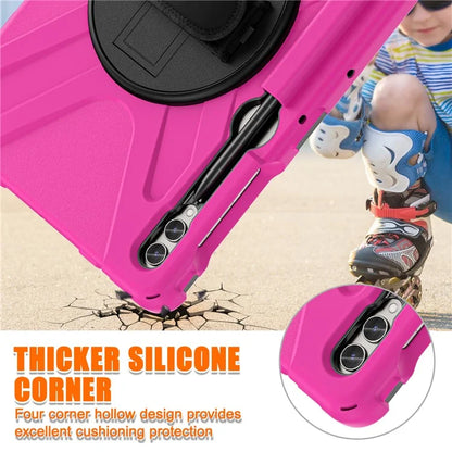 Case for Samsung Galaxy Tab S9 FE+ / S9+ / S8+ / S7+ / S7 FE T730 T735 T736B T736N Tablet Cover with Shoulder Strap