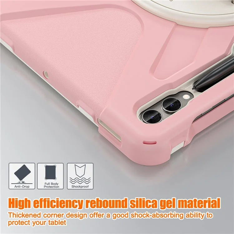 Case for Samsung Galaxy Tab S9 FE+ / S9+ / S8+ / S7+ / S7 FE T730 T735 T736B T736N Tablet Cover with Shoulder Strap