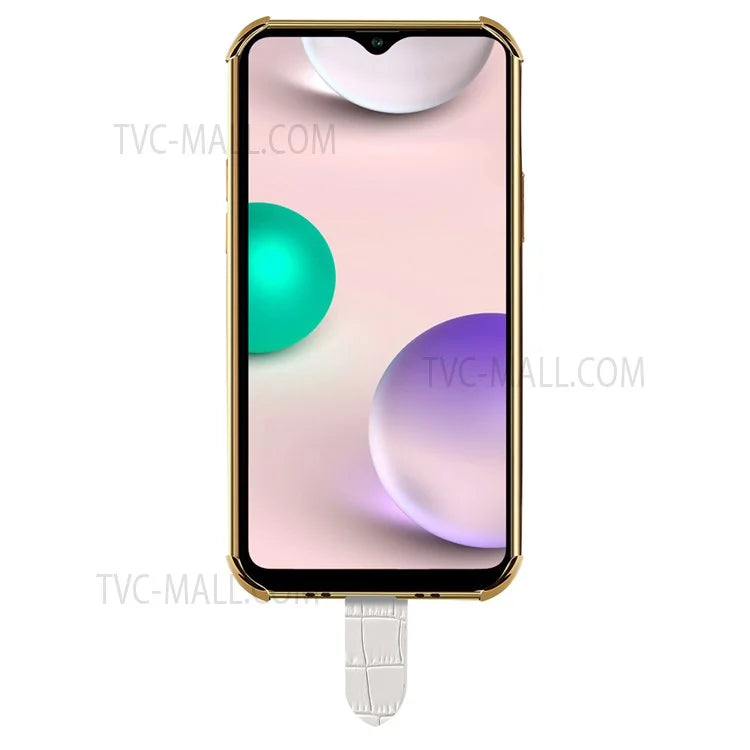 For Samsung Galaxy A33 5G Phone Protection Shell Wristband Kickstand Crocodile Texture Electroplating Precise Cutout PU Leather Coated TPU Anti-shock Phone Case