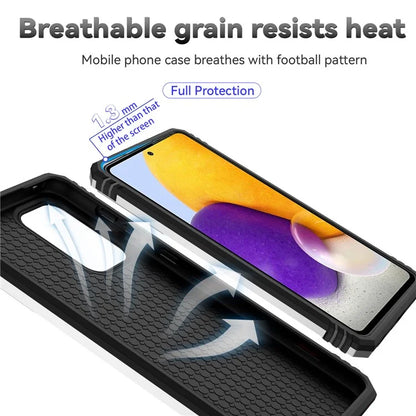 For Samsung Galaxy A53 5G Case Slide Camera Protection Ring Kickstand PC+TPU Phone Cover
