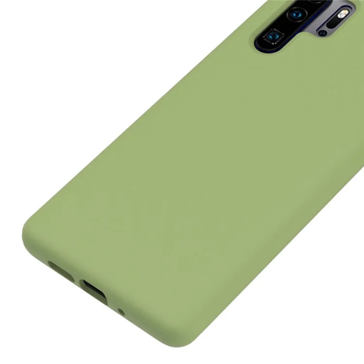 Liquid Silicone Phone Case for Huawei P30 Pro, Microfiber Lining Cushion Texture Protective Anti-Scratch Cover