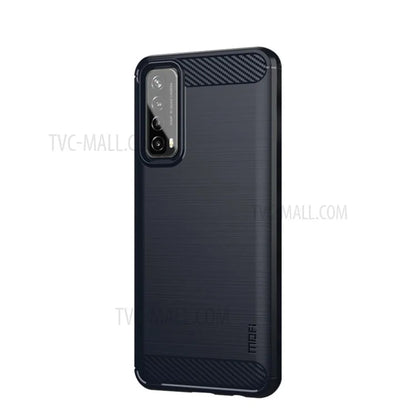 MOFI Carbon Fiber Brushed TPU Cover for Huawei P smart 2021/Y7a