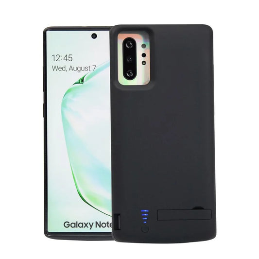 6000mAh External Battery Backup Charger Case with Kickstand for Samsung Galaxy Note 10 Plus/Note 10 Plus 5G