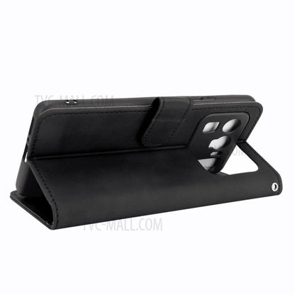 Skin-touch Feeling Leather Wallet Phone Cover with Supporting Stand for Xiaomi Mi 11 Ultra