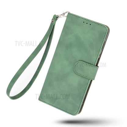 Skin-touch Feeling Leather Wallet Phone Cover with Supporting Stand for Xiaomi Mi 11 Ultra