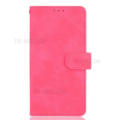 Skin-touch Feeling Leather Wallet Phone Cover with Supporting Stand for Xiaomi Mi 11 Ultra
