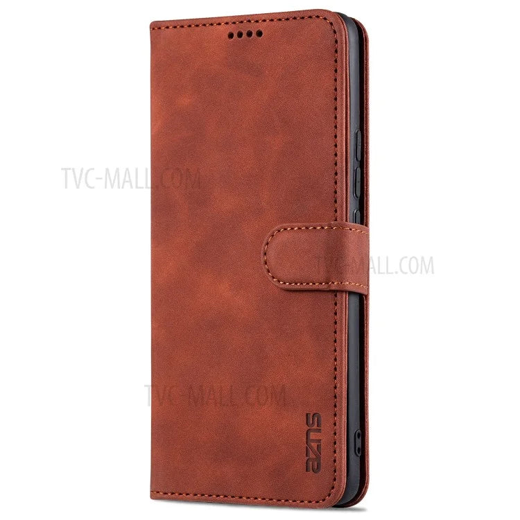 AZNS Wallet Case PU Leather Shock-Absorbent Bumper Stand Magnetic Closure Flip Folio Cover for Xiaomi Mi 11 Ultra