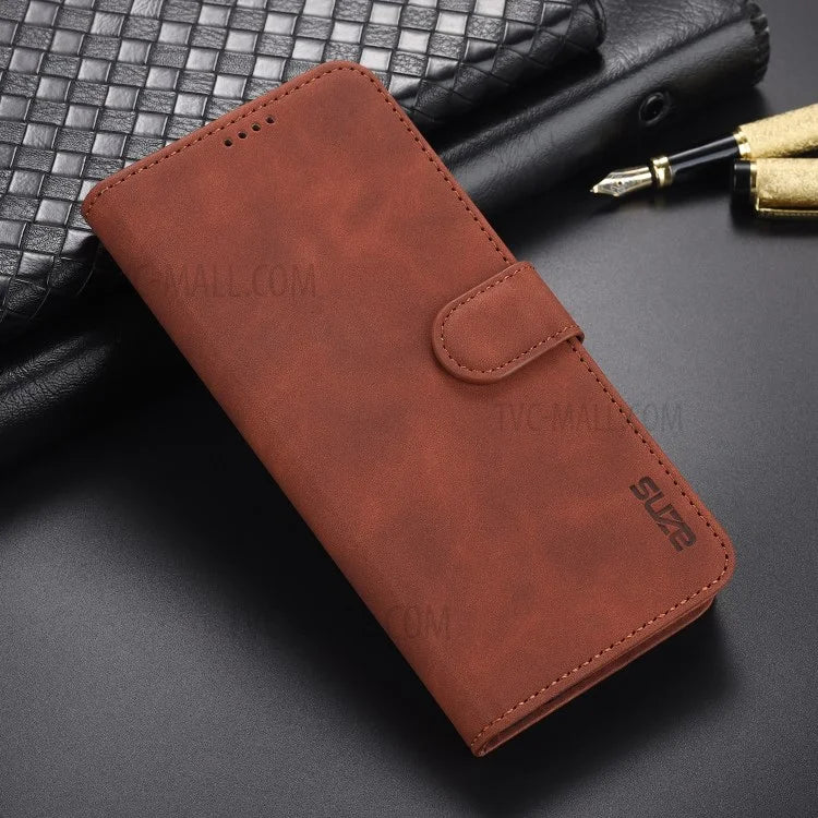 AZNS Wallet Case PU Leather Shock-Absorbent Bumper Stand Magnetic Closure Flip Folio Cover for Xiaomi Mi 11 Ultra
