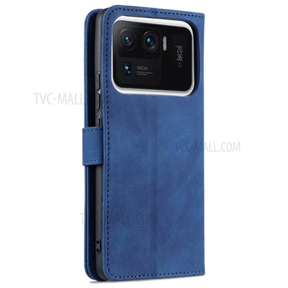 AZNS Wallet Case PU Leather Shock-Absorbent Bumper Stand Magnetic Closure Flip Folio Cover for Xiaomi Mi 11 Ultra