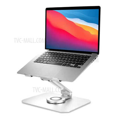 NB08 360° Rotating Desktop Notebook Stand Aluminum Alloy Folding Adjustable Heat Dissipation Laptop Riser Bracket