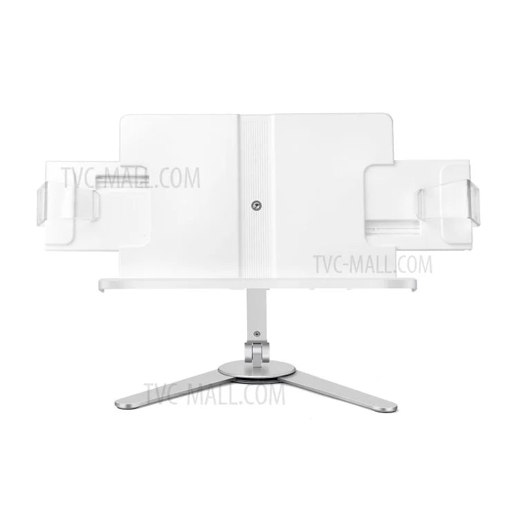 AP-7VB Desktop Adjustable Textbook Recipe Tablet Holder Stand Metal Book Reading Bracket with Page Clip