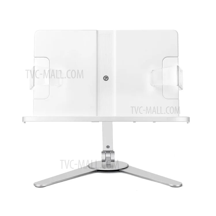 AP-7VB Desktop Adjustable Textbook Recipe Tablet Holder Stand Metal Book Reading Bracket with Page Clip