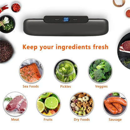 Snack Packaging Household Vacuum Sealer Fresh Keeping Sealing Machine, with 10 Vacuum Bags