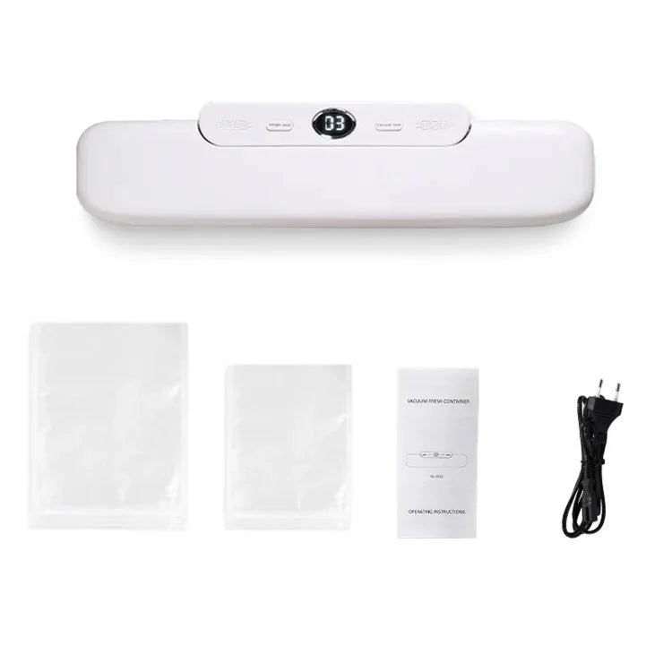 Snack Packaging Household Vacuum Sealer Fresh Keeping Sealing Machine, with 10 Vacuum Bags