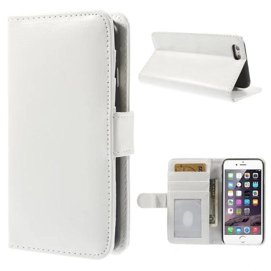 Crazy Horse Texture Folio Leather Wallet Stand Shell for iPhone 6 / 6s