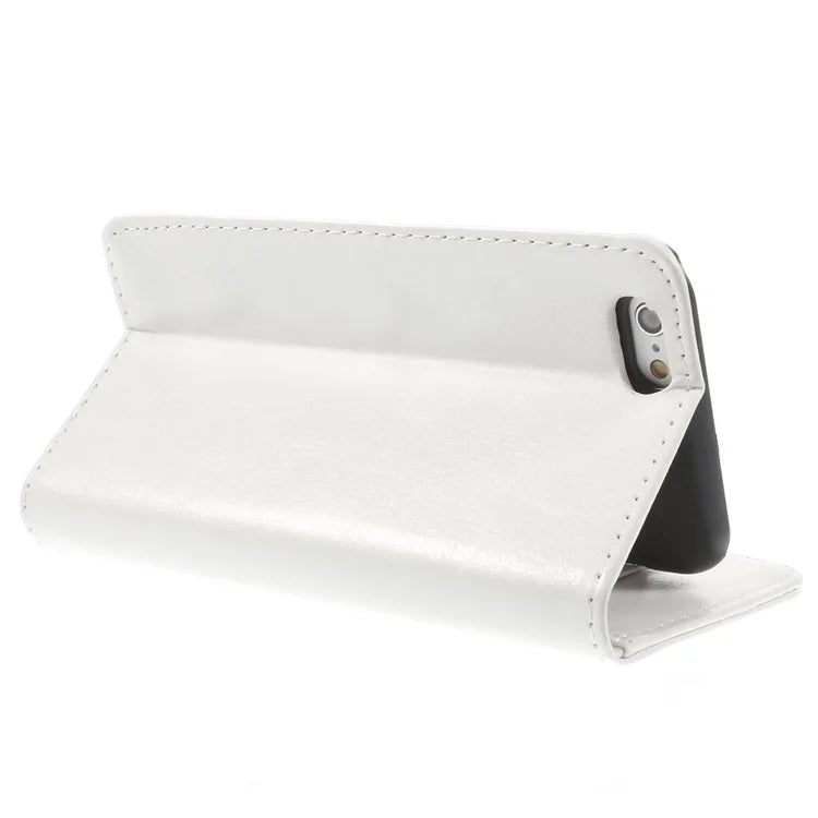 Crazy Horse Texture Folio Leather Wallet Stand Shell for iPhone 6 / 6s