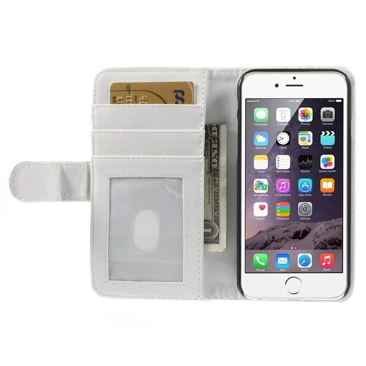 Crazy Horse Texture Folio Leather Wallet Stand Shell for iPhone 6 / 6s