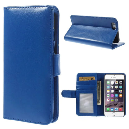Crazy Horse Texture Folio Leather Wallet Stand Cover for iphone 6 / 6s