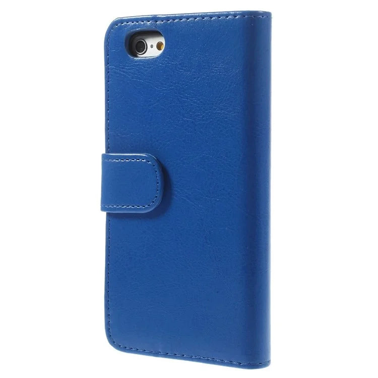 Crazy Horse Texture Folio Leather Wallet Stand Cover for iphone 6 / 6s