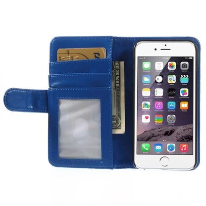 Crazy Horse Texture Folio Leather Wallet Stand Cover for iphone 6 / 6s