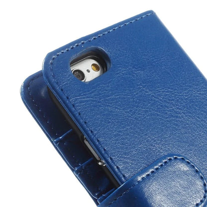 Crazy Horse Texture Folio Leather Wallet Stand Cover for iphone 6 / 6s