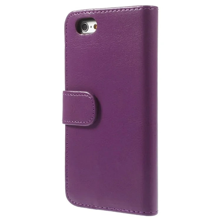 Crazy Horse Texture Folio Leather Wallet Stand Case Shell for iphone 6 / 6s