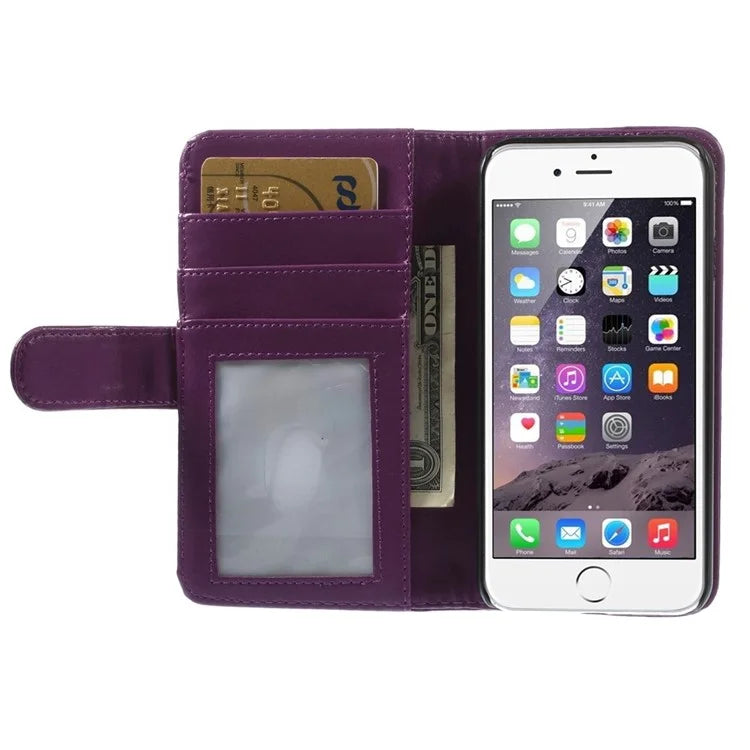 Crazy Horse Texture Folio Leather Wallet Stand Case Shell for iphone 6 / 6s