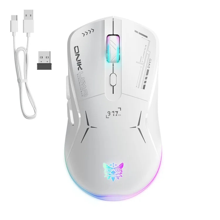 ONIKUMA CW917 Wired / 2.4G Wireless Dual Mode Gaming Mouse Ergonomic Computer Laptop Mice