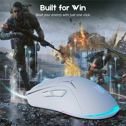 ONIKUMA CW917 Wired / 2.4G Wireless Dual Mode Gaming Mouse Ergonomic Computer Laptop Mice
