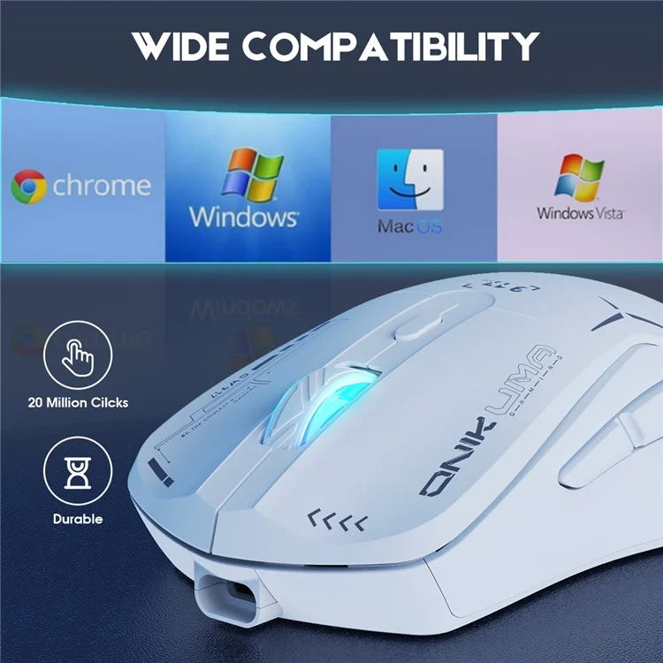 ONIKUMA CW917 Wired / 2.4G Wireless Dual Mode Gaming Mouse Ergonomic Computer Laptop Mice